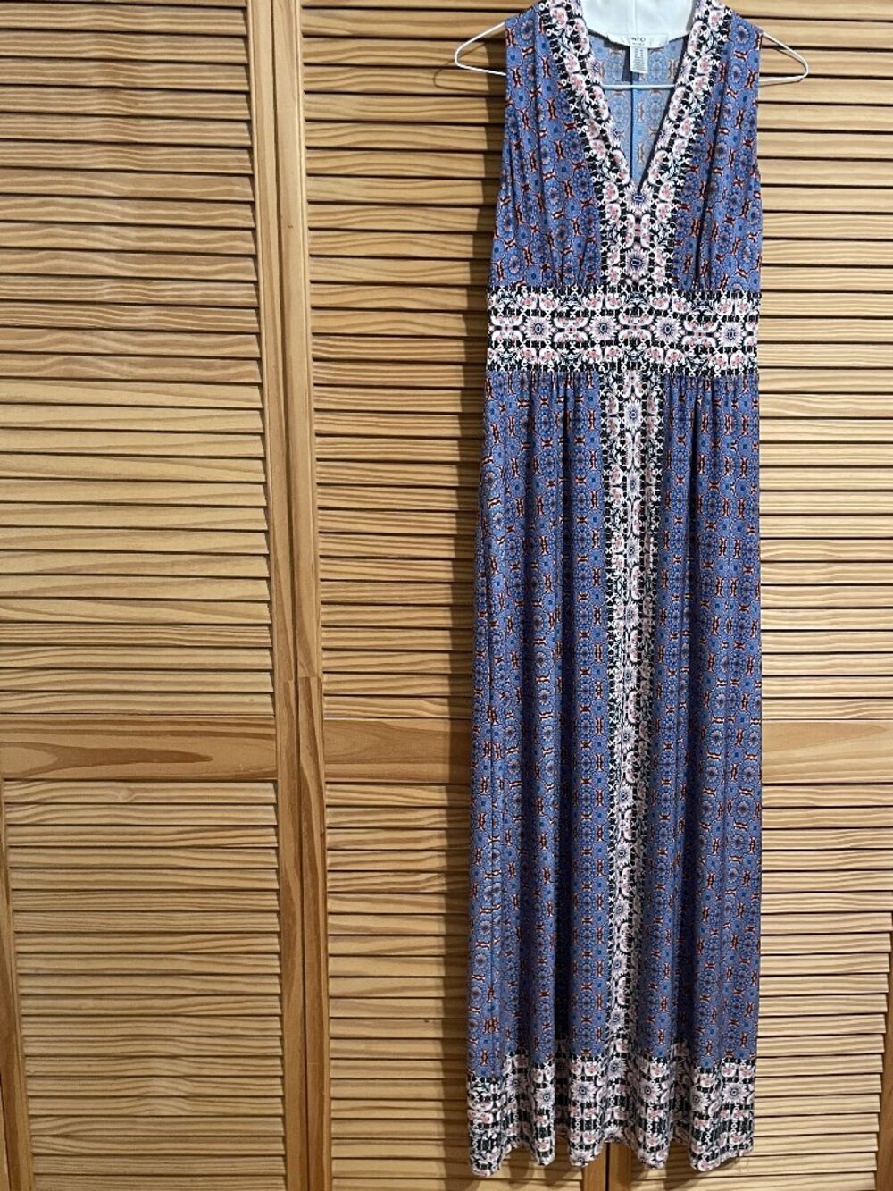 Wisp Women's Maxi Dress - Blue Print